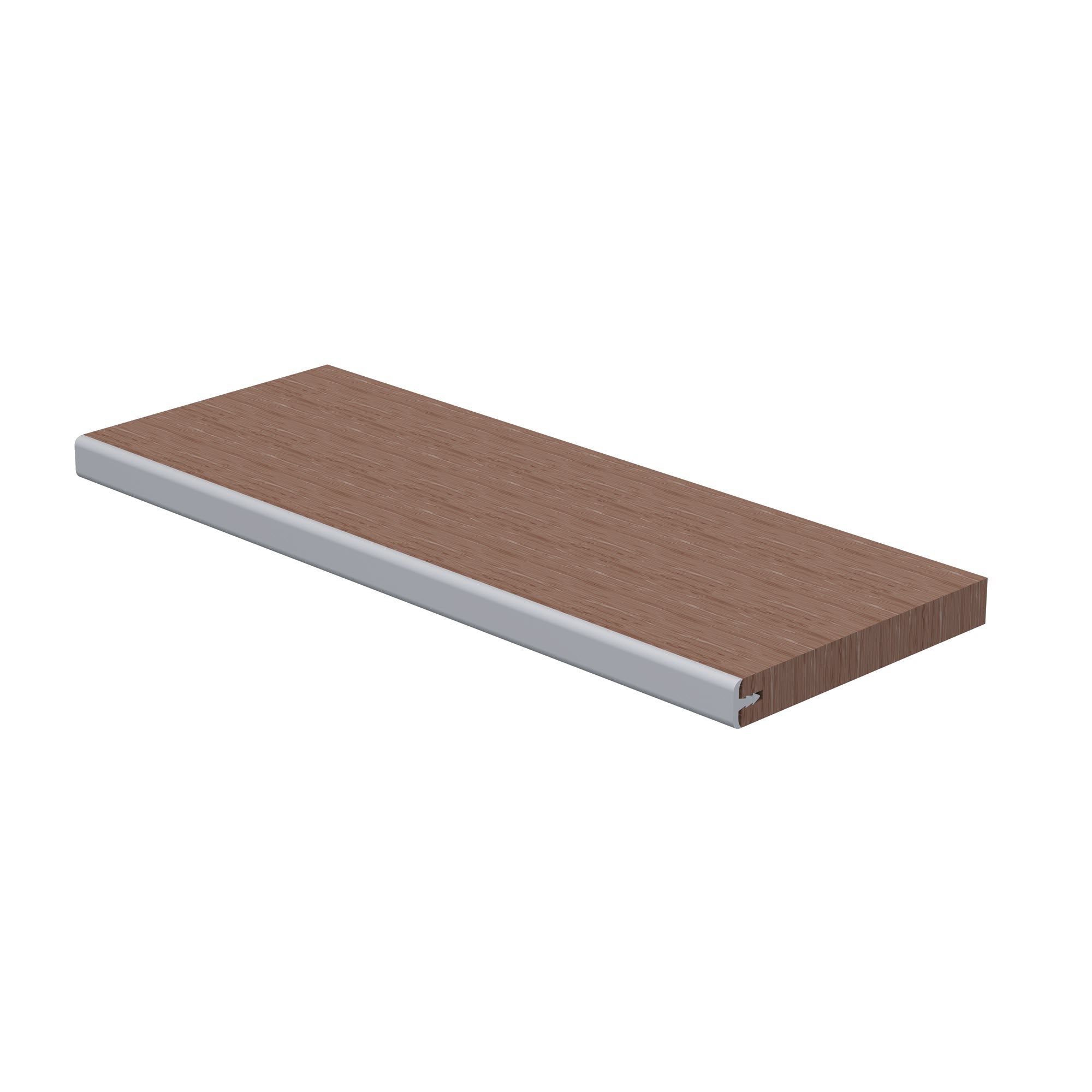 Kantenschiene 10 x 5 mm mit Harpunensteg
