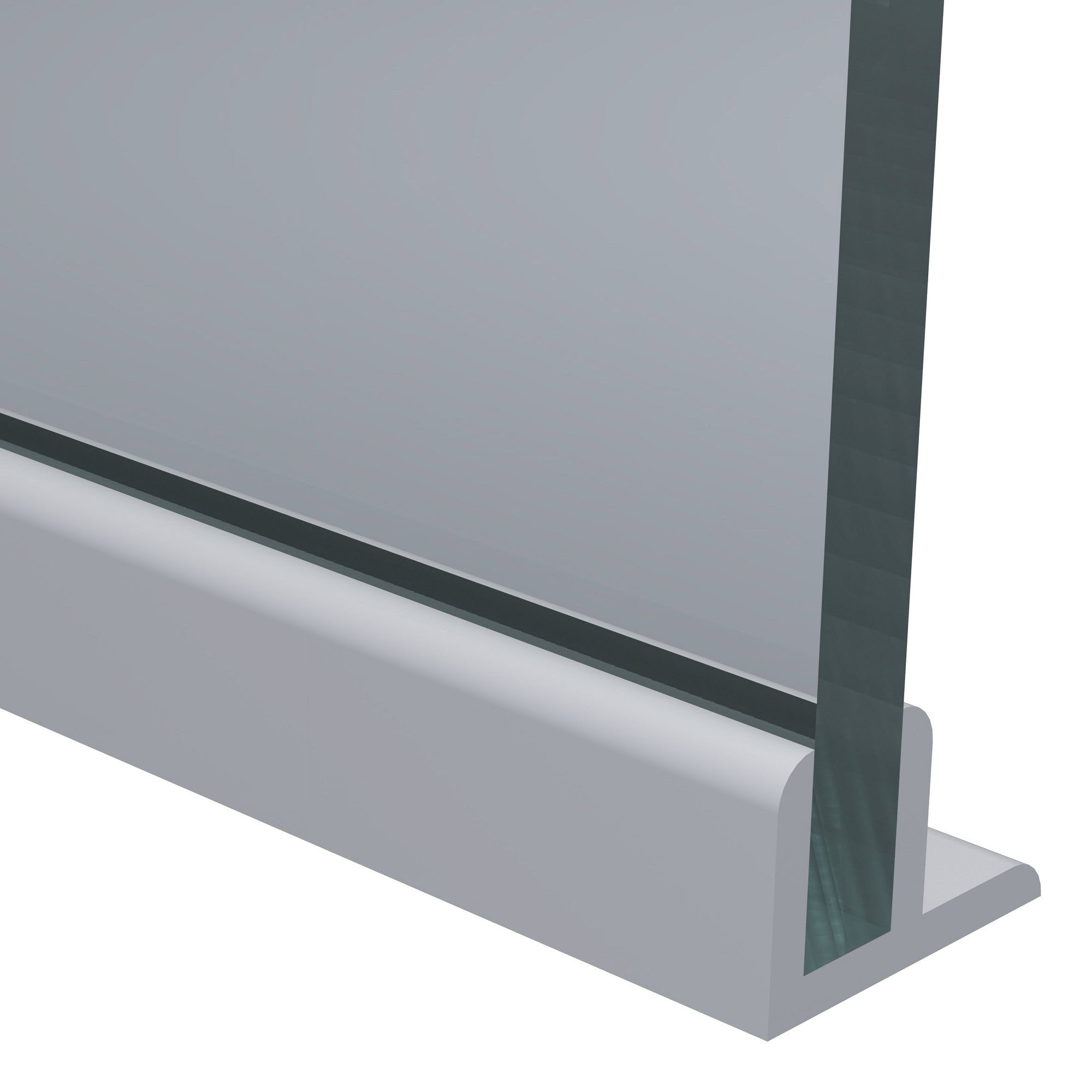 Einfassprofil für 8 mm Glas