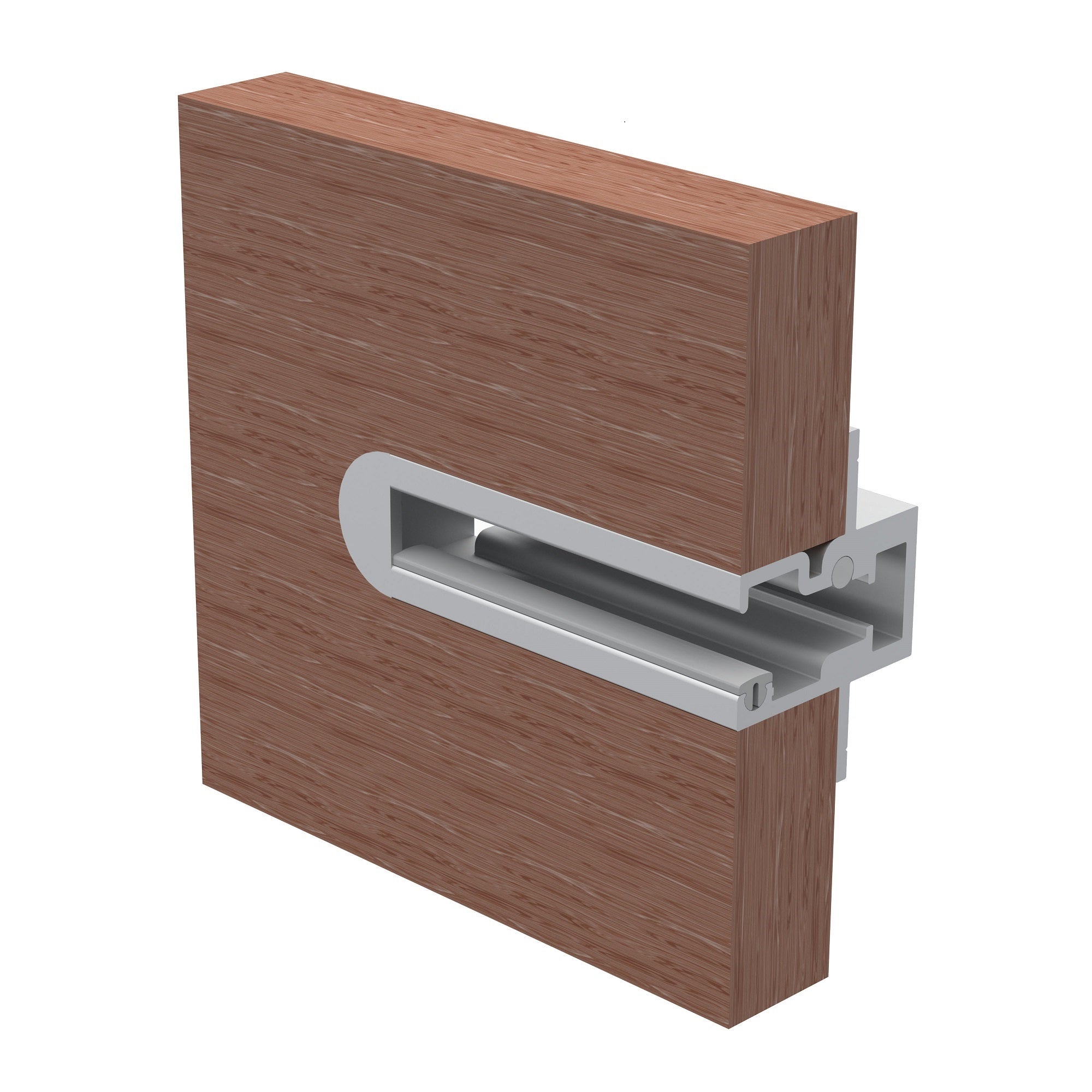 Einschubprofil für 8 mm Glasboden | 19er Holzplatte