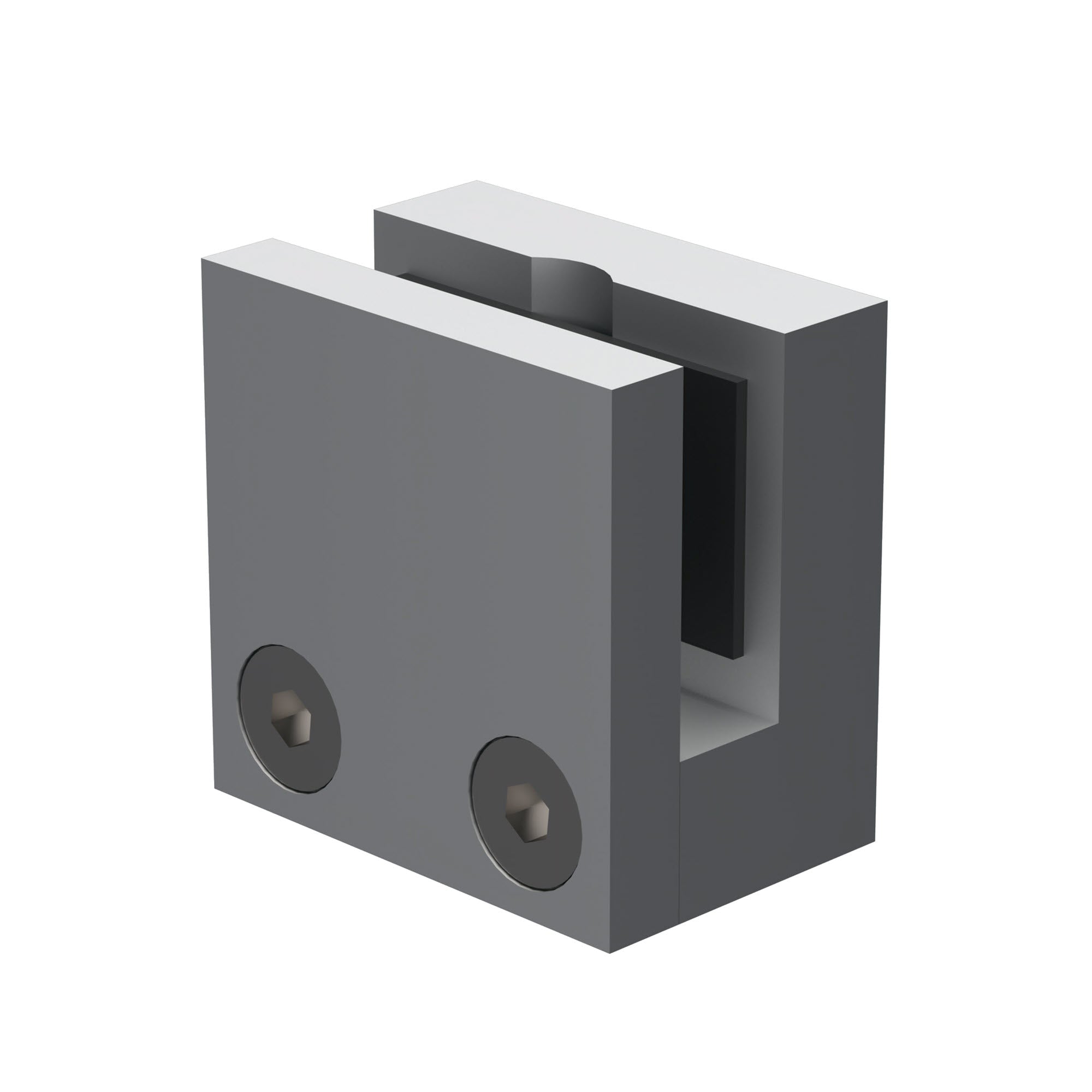 Glashalter für 6 mm Glas | zweiteilig