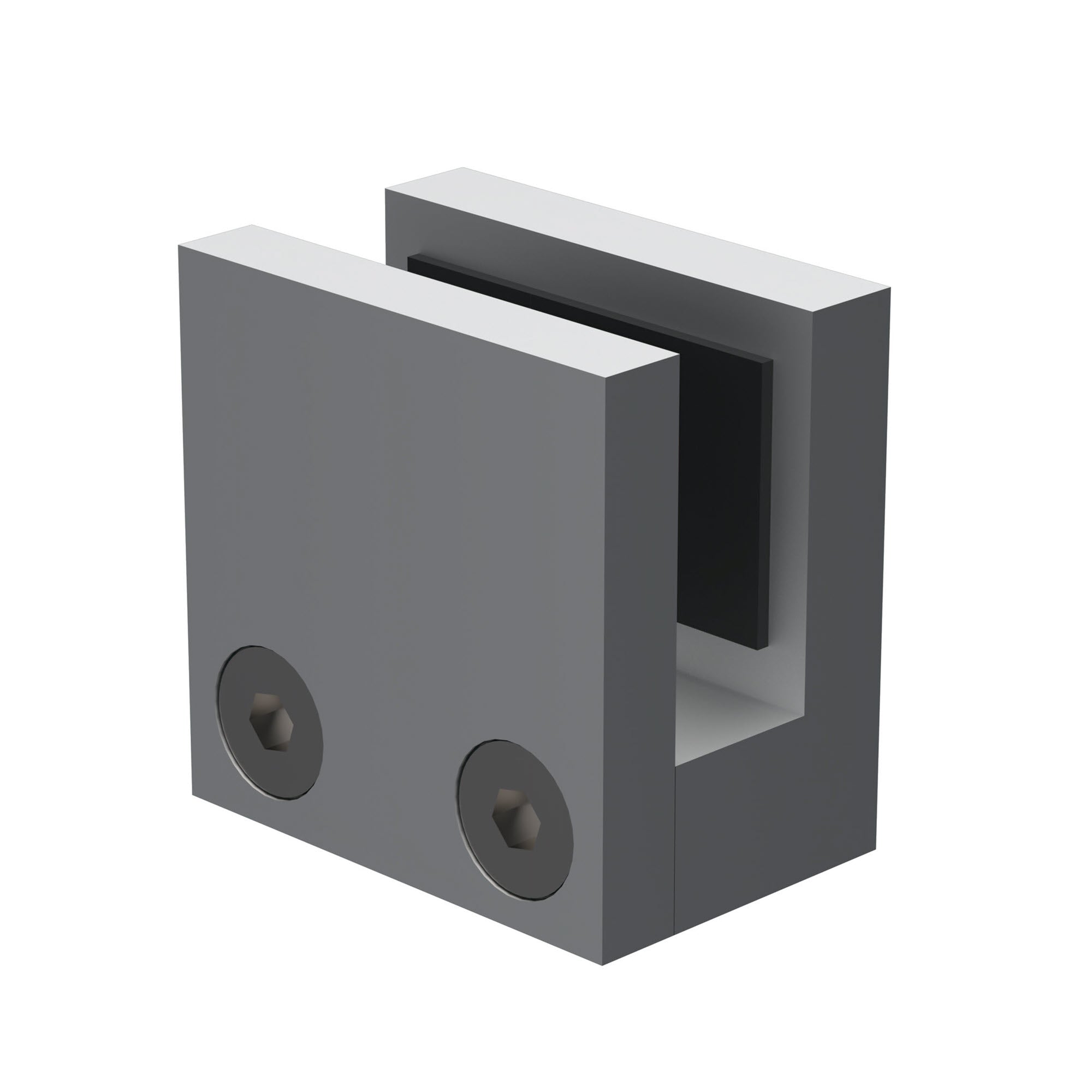 Glashalter für 8 mm Glas | zweiteilig
