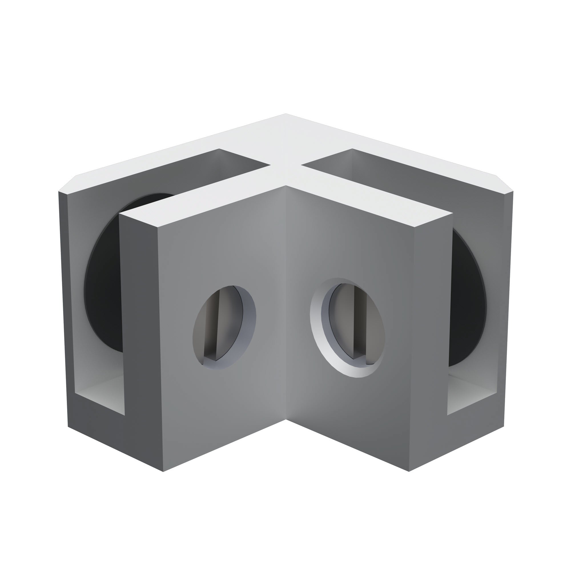Glashalter 90 ° kpl.| mit Anschlag | für 6-8 mm Glas