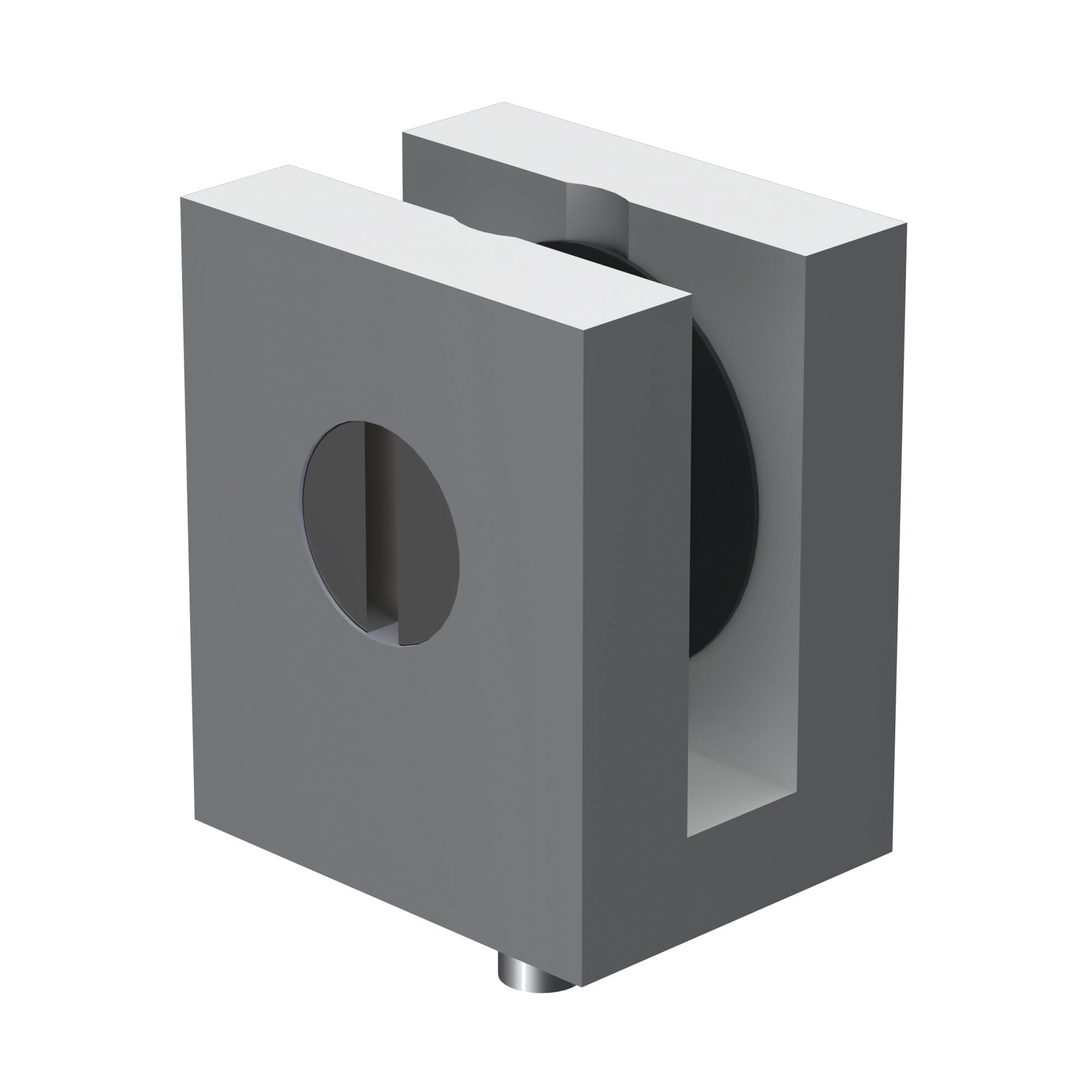 Glashalter für 6 mm Glas | aufschraubbar