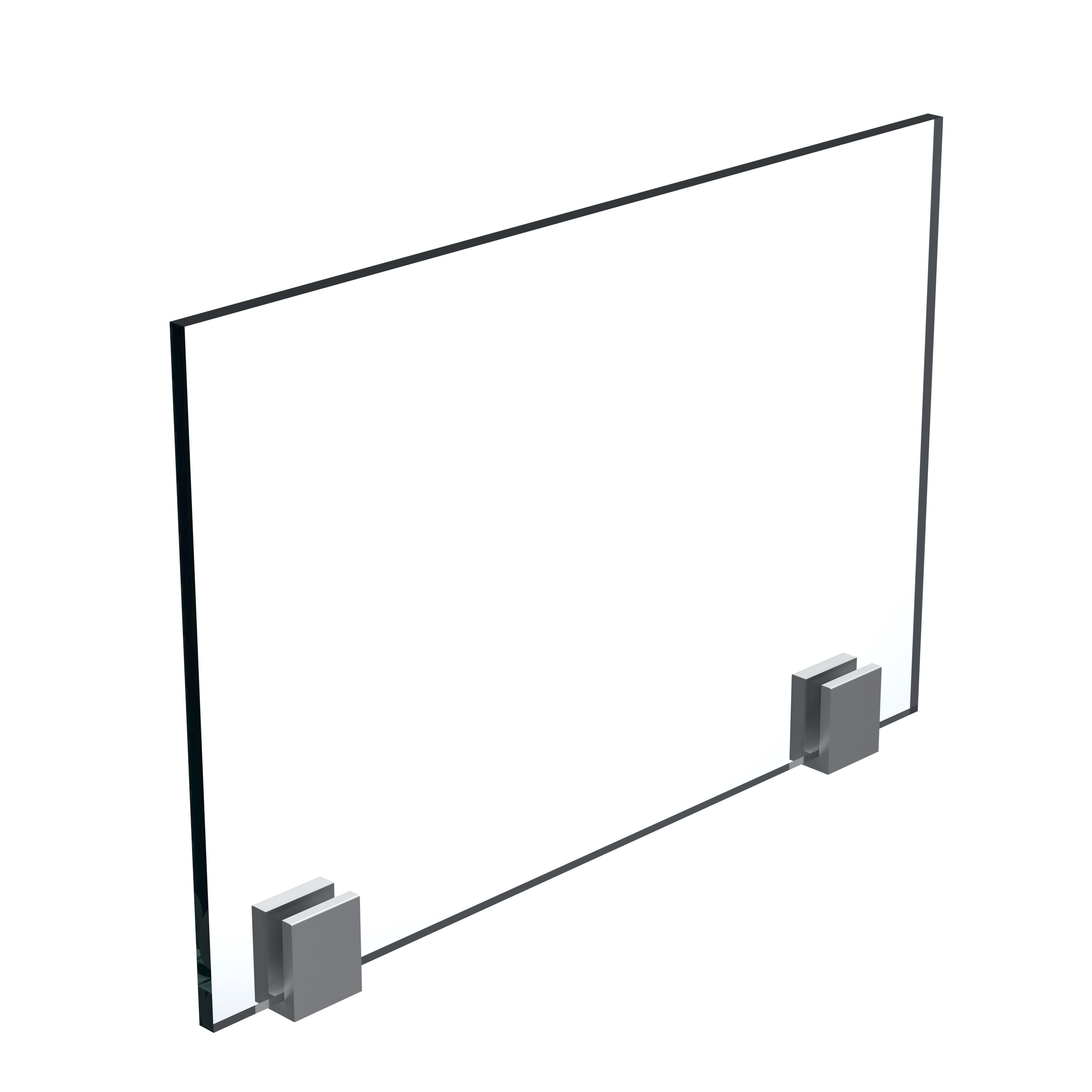 Glashalter 25 x 19 mm für Seitenscheibe
