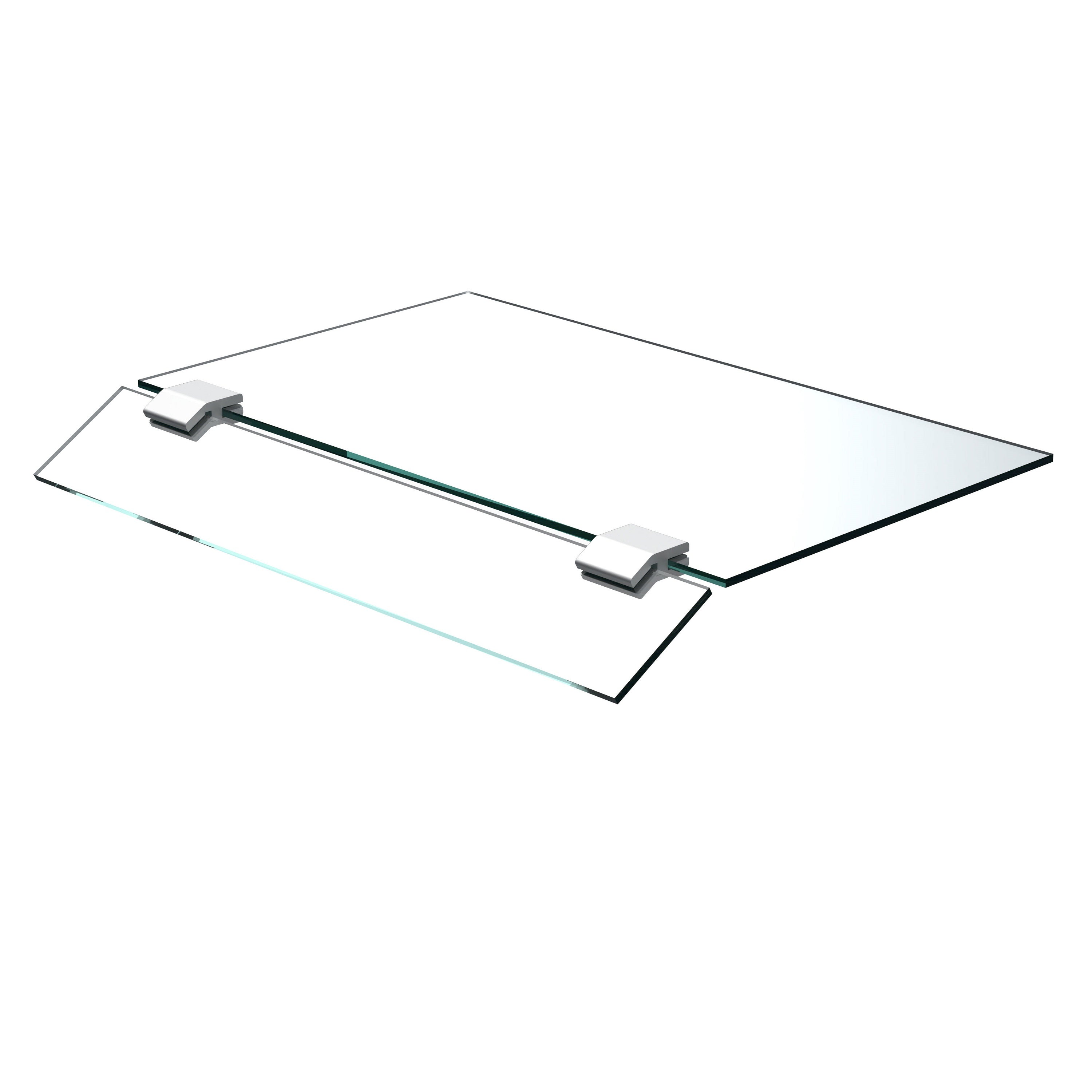 Glashalter für Hustenschutz | 30° | für 8 mm Glas