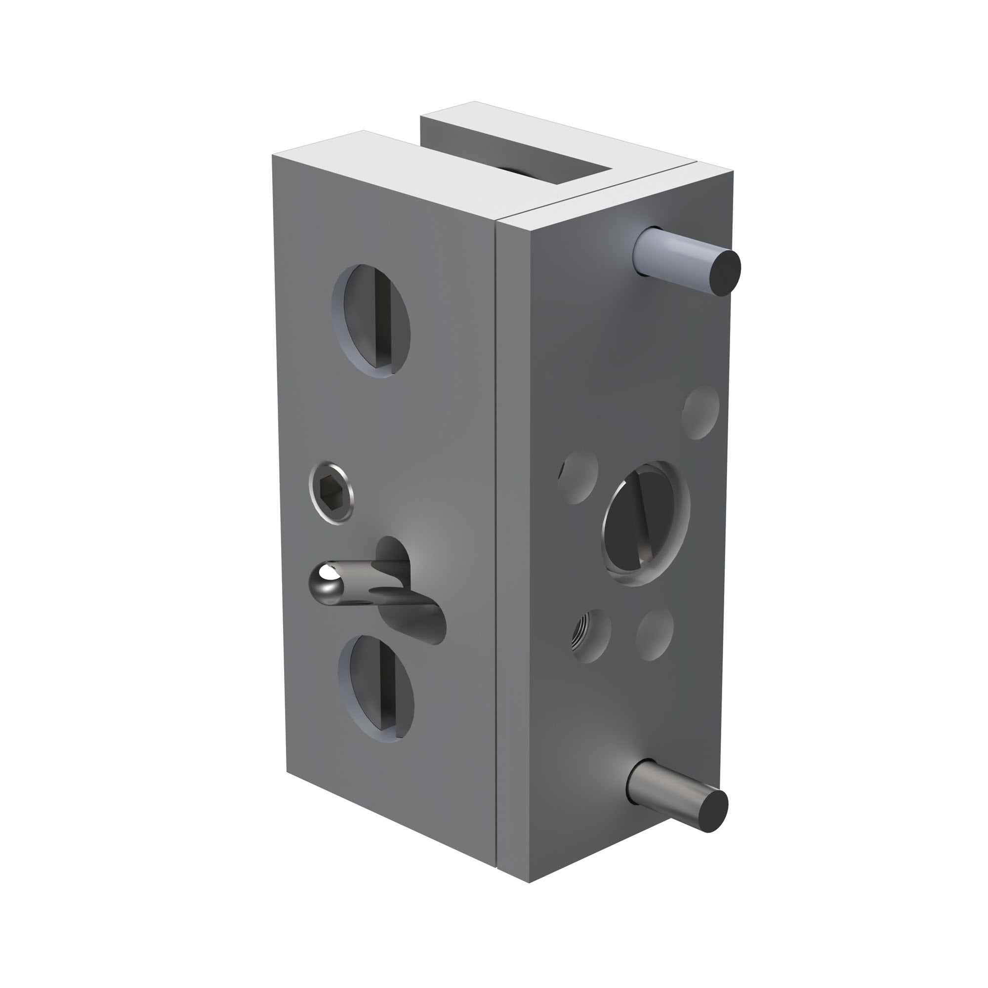 Glashalter drehbar | links | für 6 mm Glas