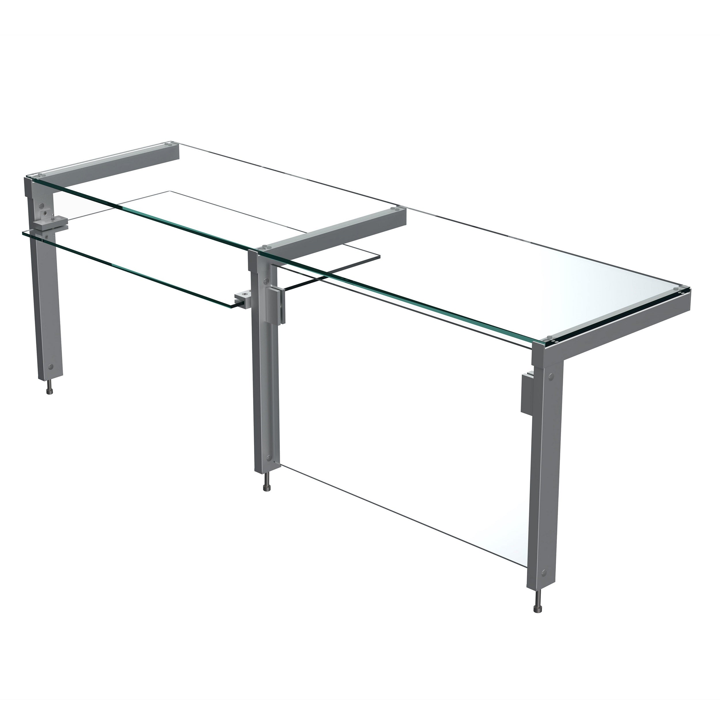 Glashalter drehbar | für 6 mm Glas