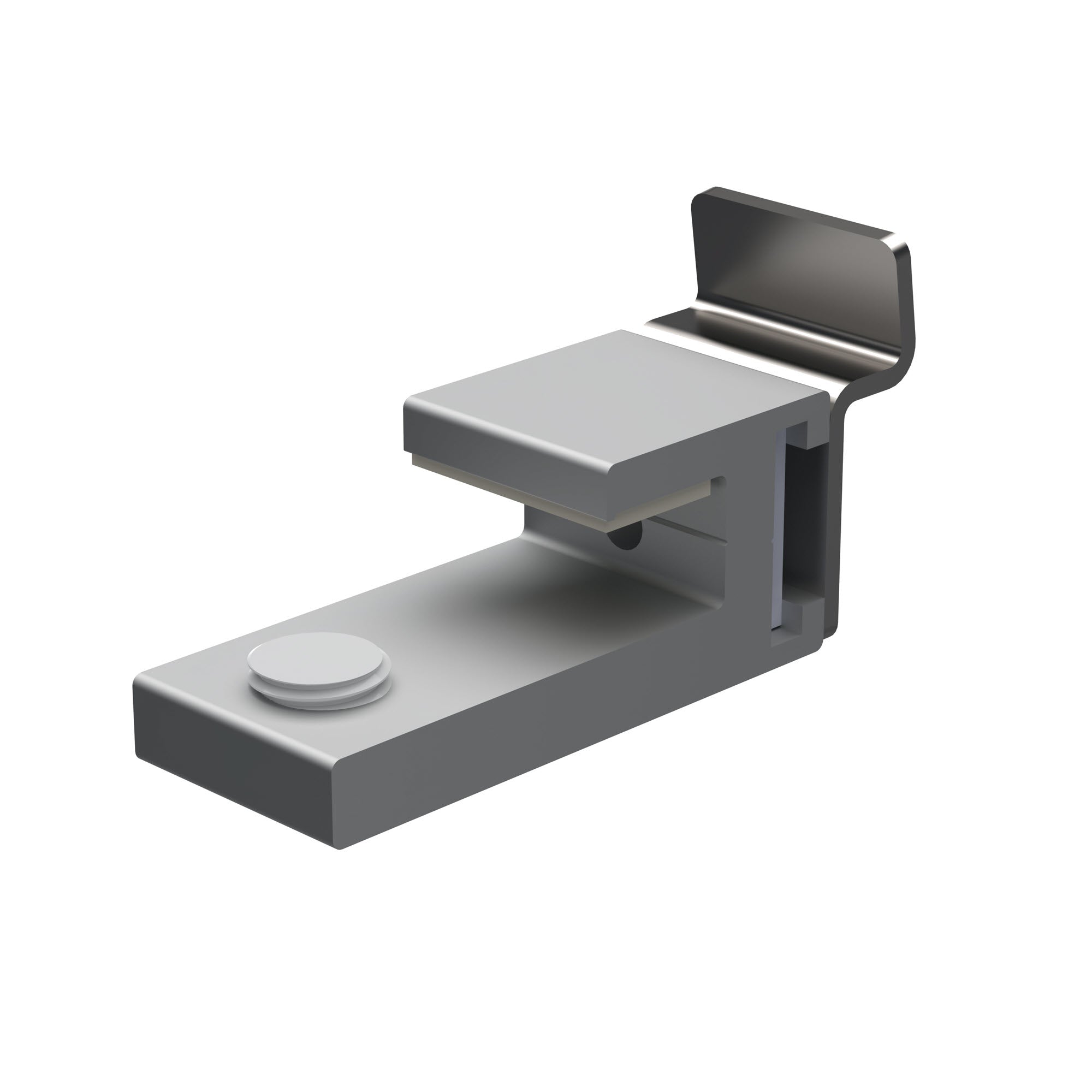 Glashalter 25 mm mit Haken für Lamellenprofil